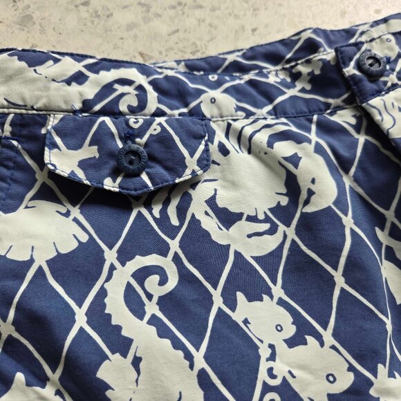 BROOKS BROTHERS Men's Swim Shorts * LARGE 36 * Trunks Bathing Suit RED FLEECE - Picture 2 of 4